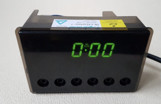 Parmco Oven Clock Timer 6 Botton  8 function OV series 2 relay version 2 for AR900 AR600 , *0018